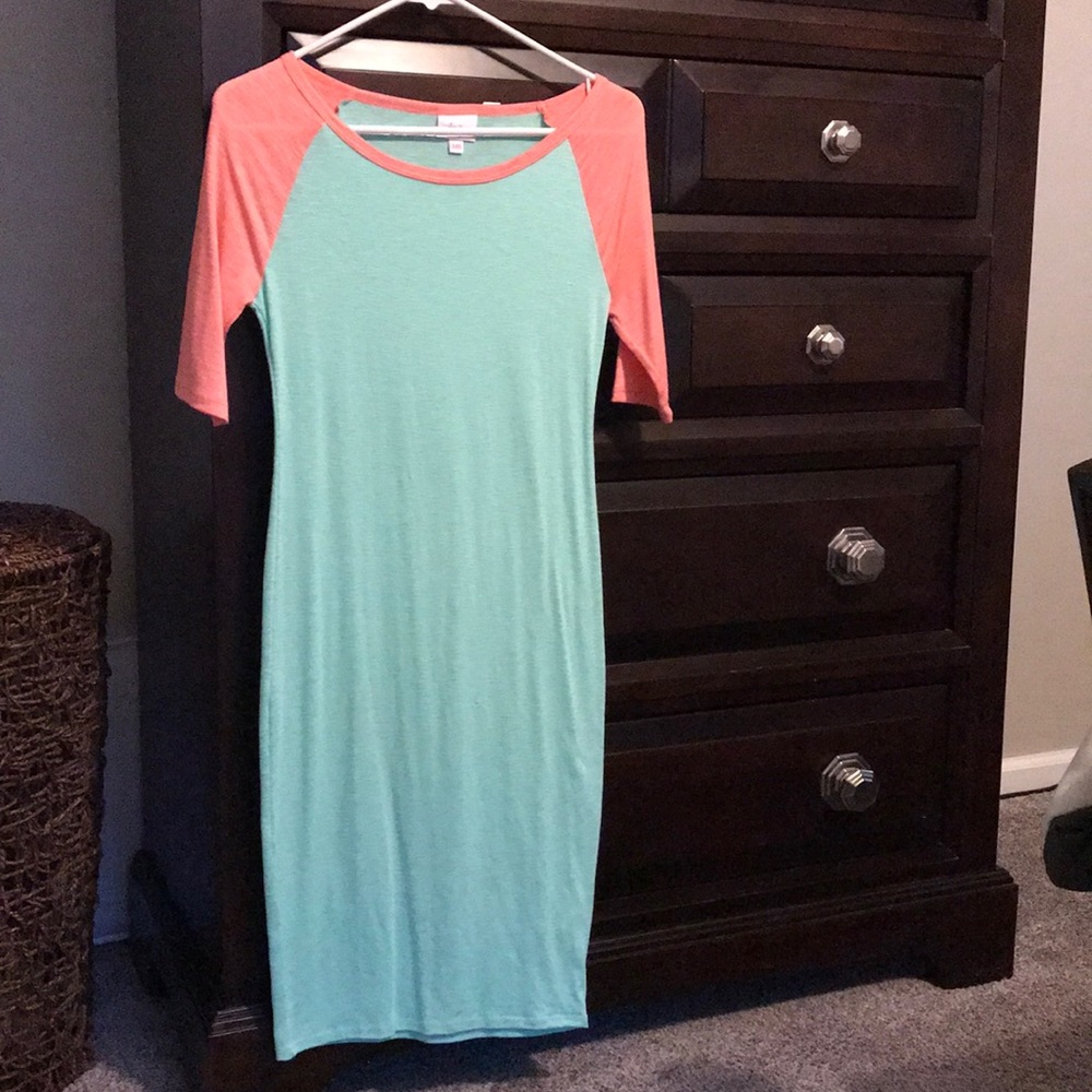 Lularoe julia dress EUC, XXS